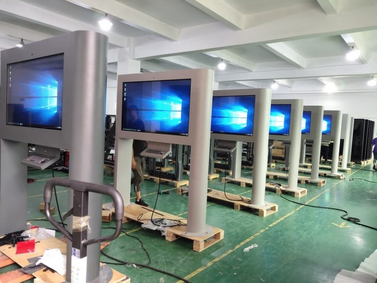 49 and 55 inch outdoor digital display production batch