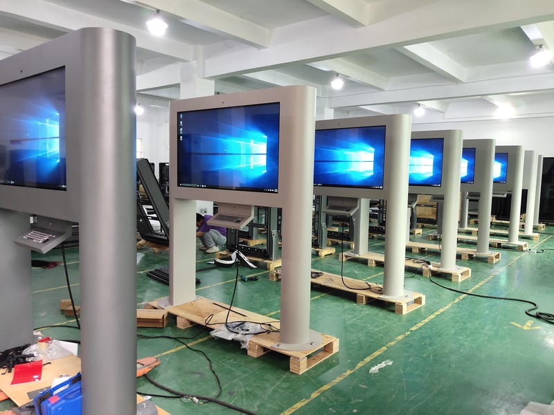 floor standing outdoor digital display manufacturing process