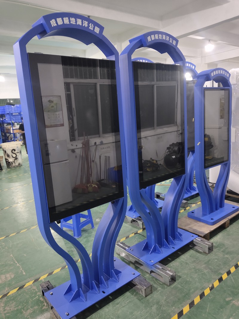 custom outdoor digital signage enclosure assembly and production